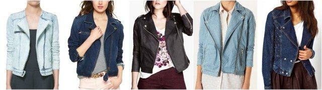 denim biker jackets