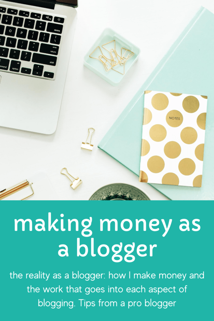 making money as a blogger