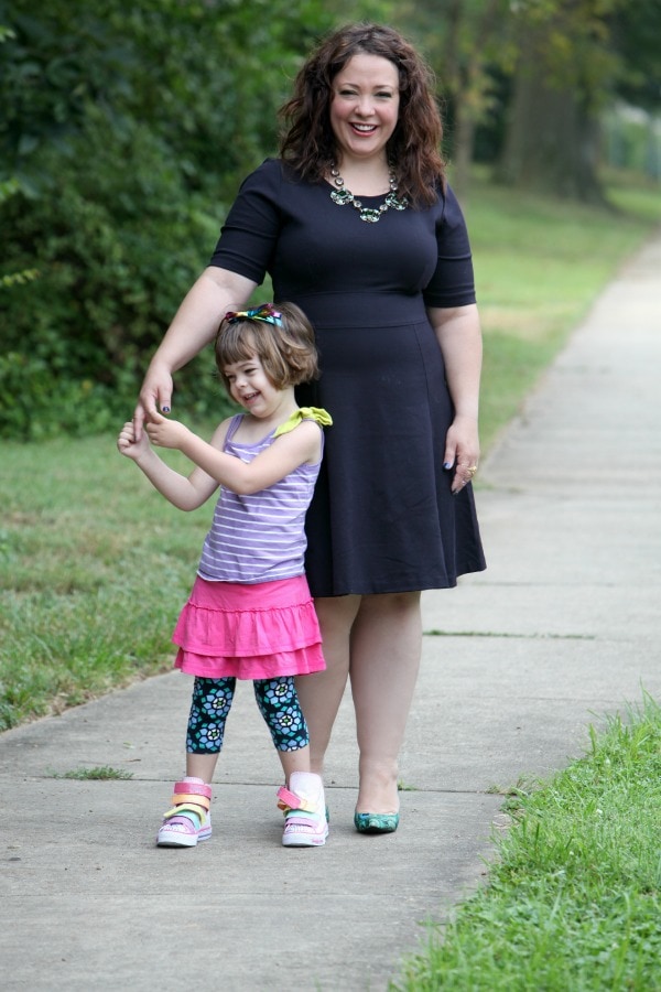 What I Wore: Peacock Feathers 1 professional mom fashion blog