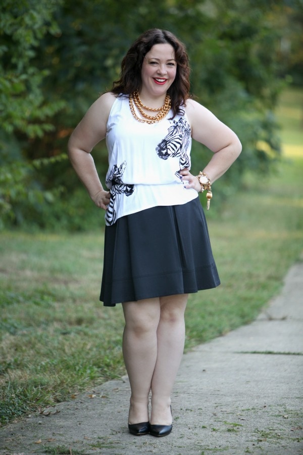 size 14 fashion blogger ootd