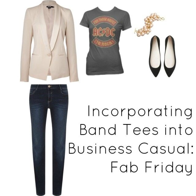 band Tshirt jeans work office dress code