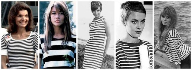 fashion icons chic in stripes