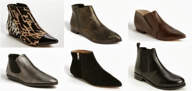 flat booties fashion trend fall winter