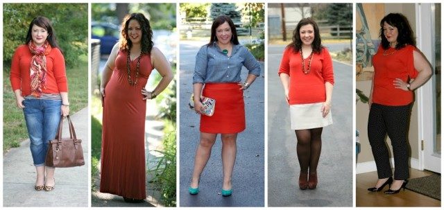 how to wear orange