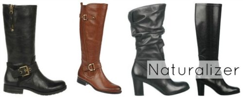 naturalizer wide calf boot