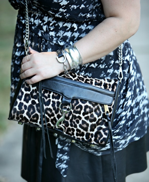 rebecca minkoff mini MAC leopard