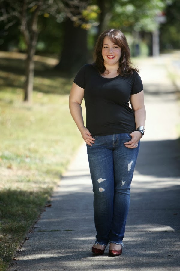 What I Wore: Jeans and a Tee Shirt 1