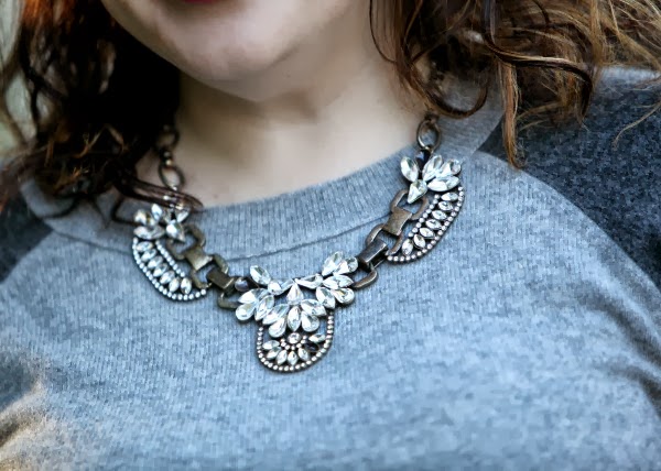 crystal statement necklace