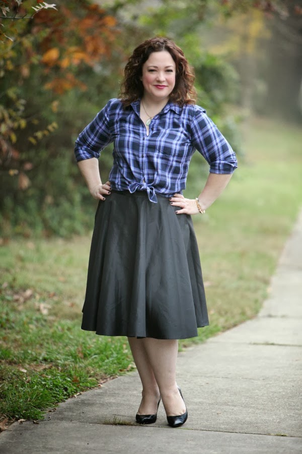 black taffeta full midi skirt