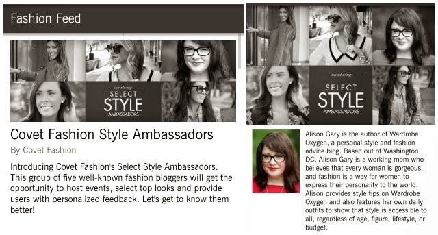 covet fashion style ambassador