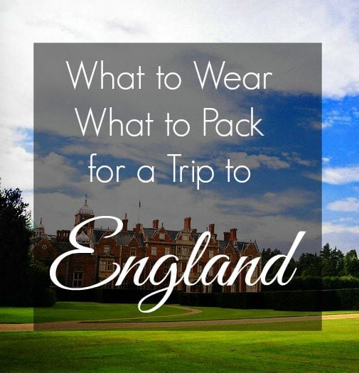 Ask Allie: What to Pack for England