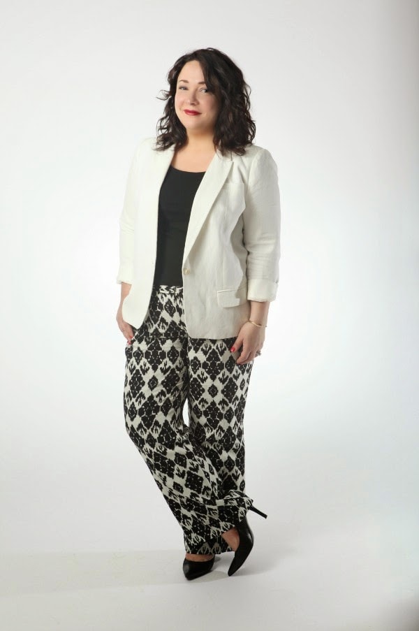 loft ikat print pants