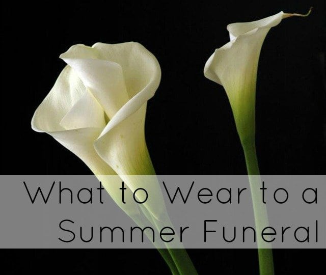 Summer Funeral Attire Fashion Advice Wardrobe Oxygen