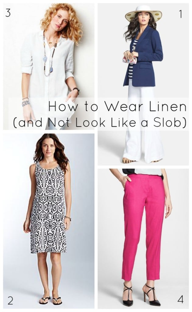how to style linen summer