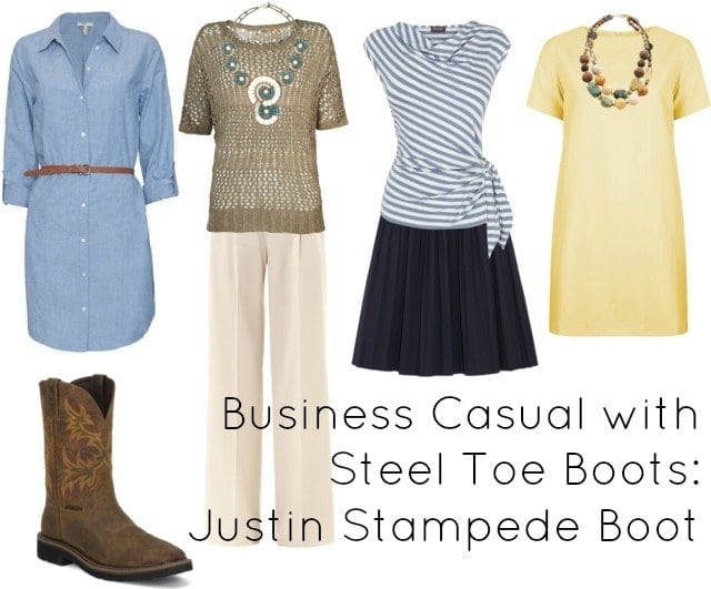 steel toe boots business casual