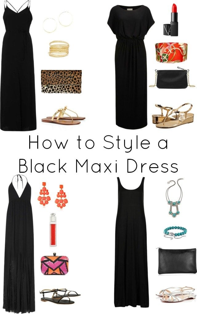 Black maxi dress for wedding  Wedding Ideas