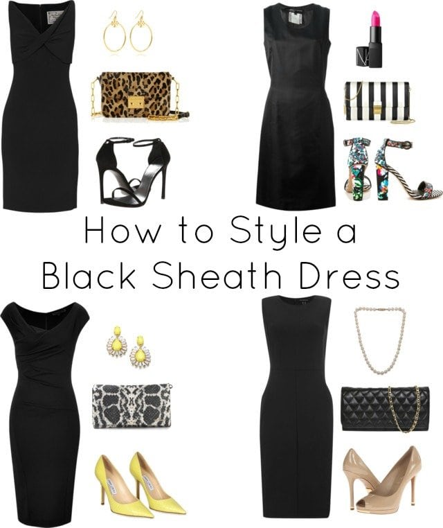 Ask Allie: How to Dress for a Wedding Without a Dress Code 1 How to Style a Black Sheath Dress Four Ways