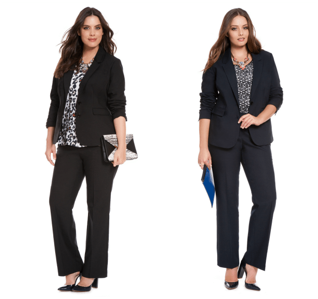 eloquii luxe doubleweave suiting