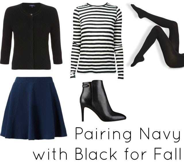 navy fall dress