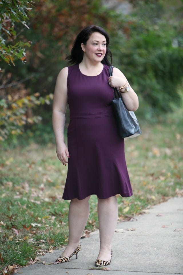 Wardrobe Oxygen What I Wore Dobbin Clothing Ponte Knit Dress