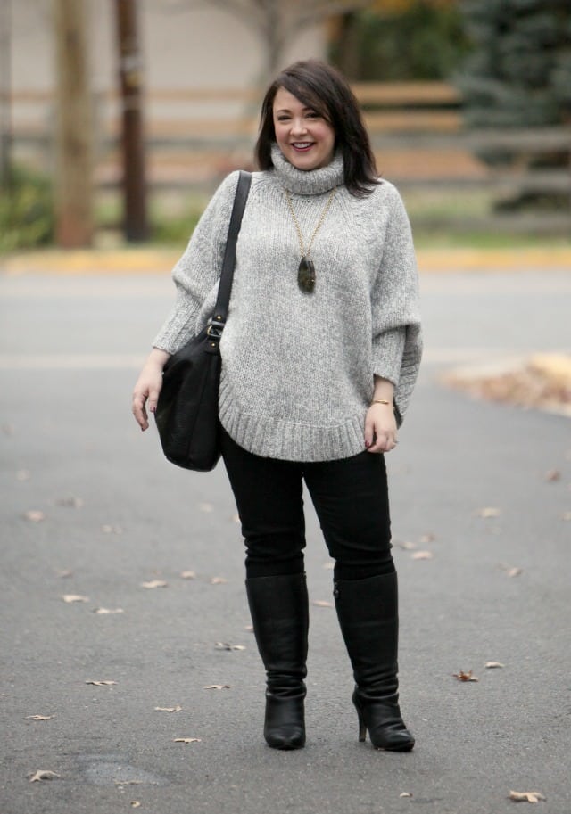 michael kors poncho sweater