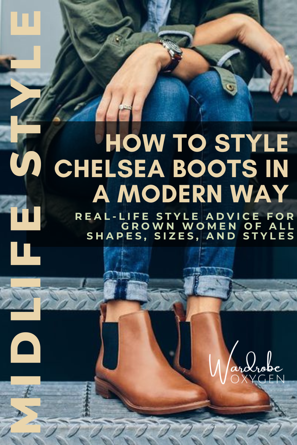 how to style chelsea boots for women in midlife in a modern way