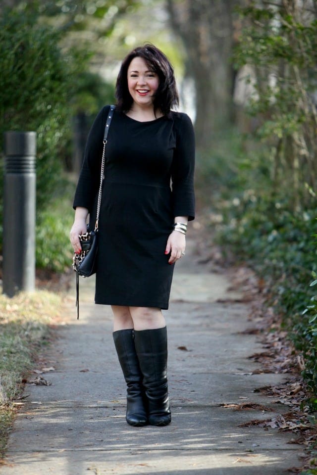 wardrobe oxygen what I wore dobbin clothing ponte dress