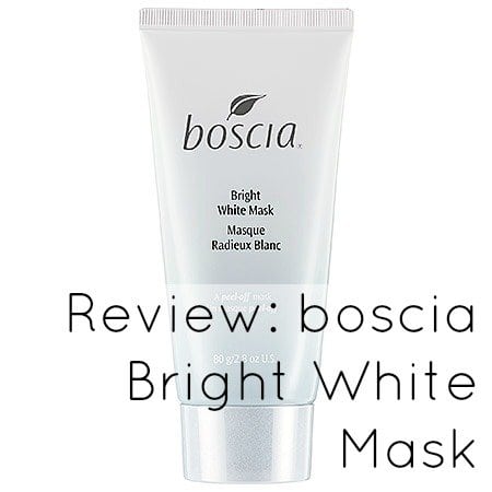 Product Review: Boscia Bright White Mask