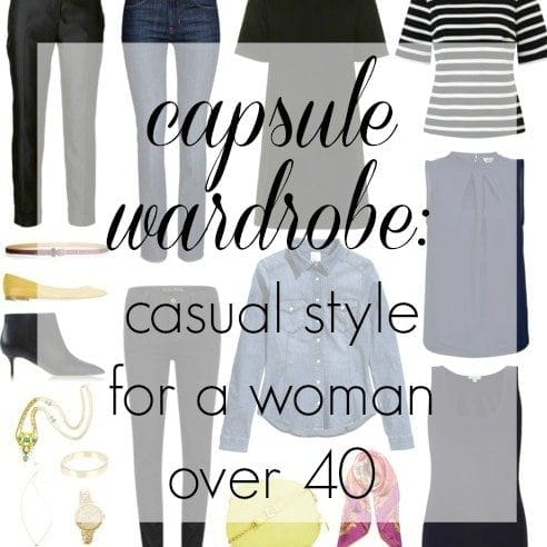 Casual Capsule Wardrobe for a Woman over 40