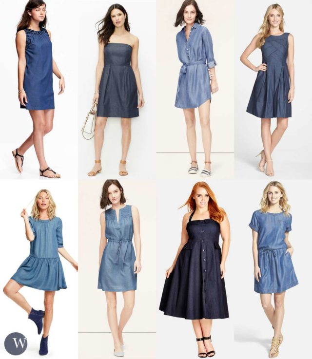 denim dress trends for spring