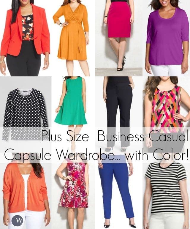 Plus Size Capsule Work Wardrobe 