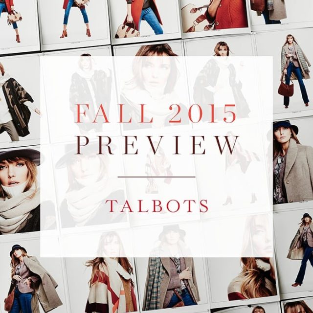 Talbots Fall 2015 Preview