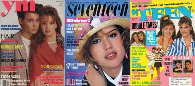 80s teenager magazines ym teen seventeen