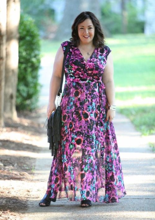 What I Wore: Gwynnie Bee Review of Taylor Dresses Maxi