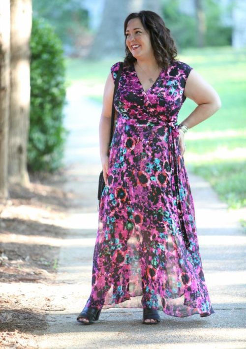 What I Wore: Gwynnie Bee Review of Taylor Dresses Maxi