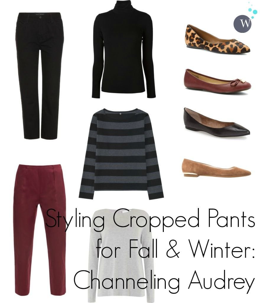 how to style cropped pants for fall and winter