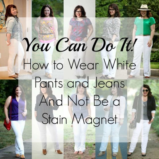 Wardrobe Oxygen: How to Wear White Pants and Jeans and not be a Stain Magnet