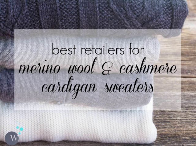 Best place to buy merino wool and cashmere cardigan sweaters for women
