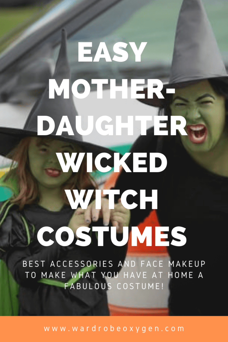 easy mother daughter wicked witch costume for halloween
