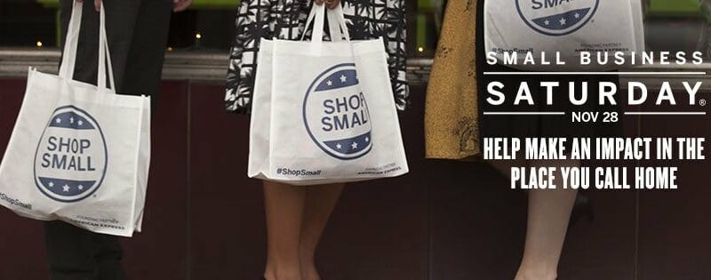 #ShopSmall the Saturday after Thanksgiving with Small Business Saturday