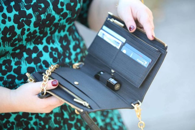 A review of the Dagne Dover Clutch-Wallet by Wardrobe Oxygen