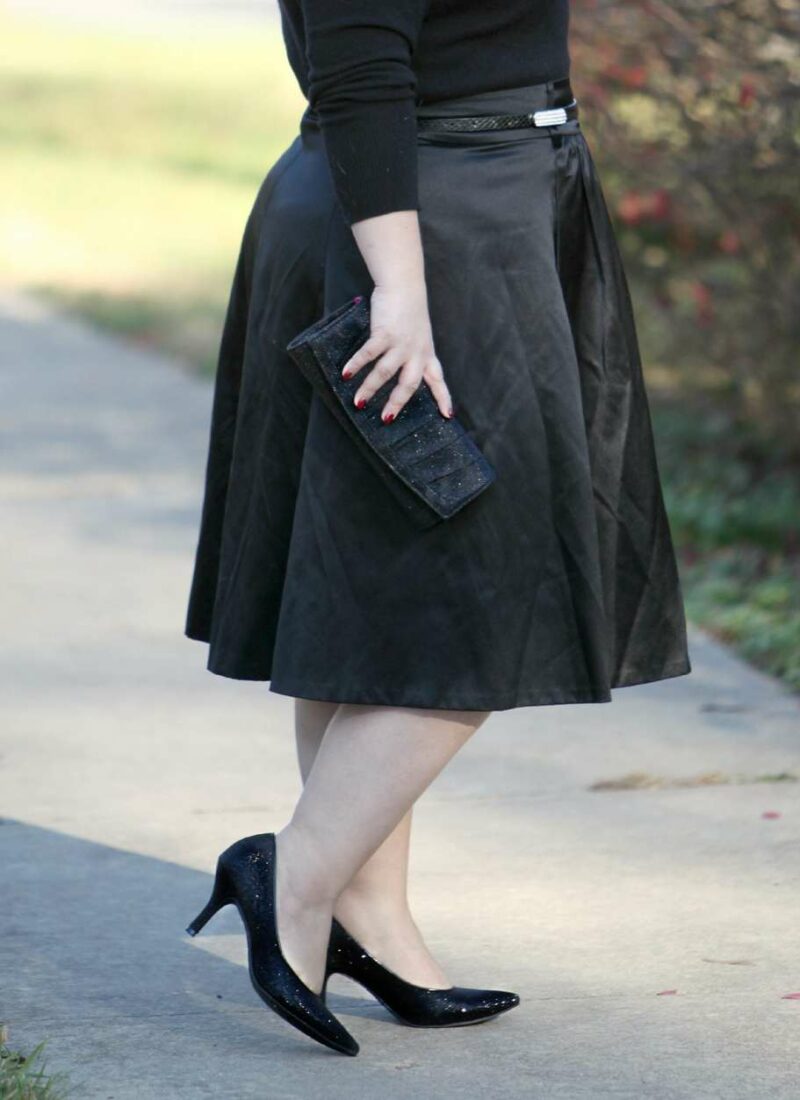Wardrobe Oxygen featuring Payless shoes and clutch for the holidays