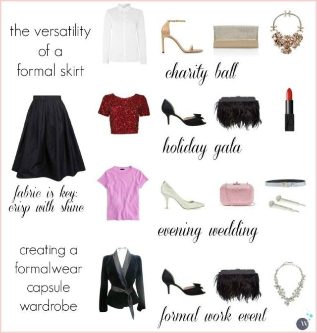 Wardrobe Oxygen: How to Create a Formalwear Capsule Wardrobe
