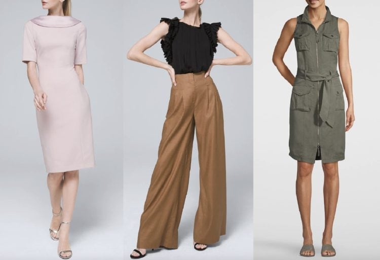 Sharing some looks from White House | Black Market which offers women's fashion up to size 18 with several styles available in petite and tall