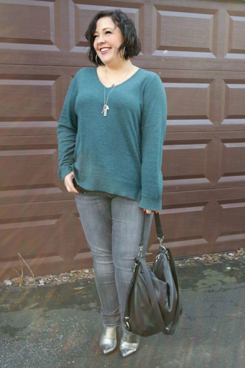 What I Wore: Casual Shine