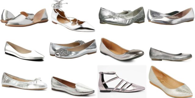 Wardrobe Oxygen - Silver Flats Trend for 2016 my picks