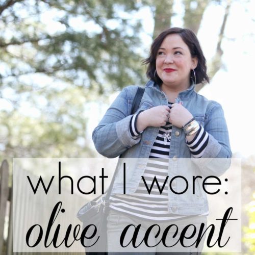 What I Wore: Olive Accent