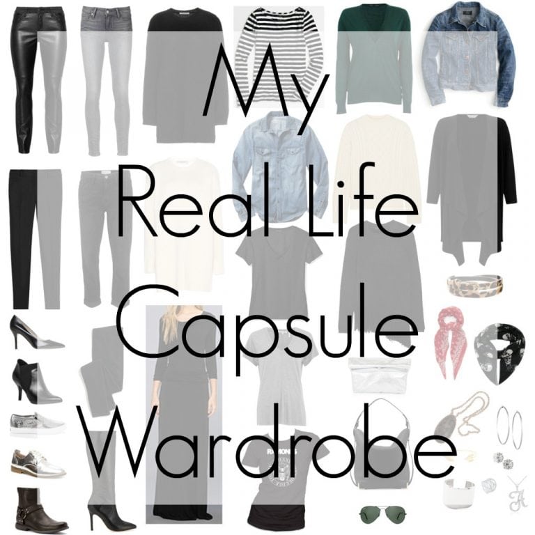 My Real-life Capsule Wardrobe