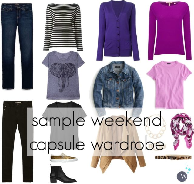 weekend capsule wardrobe - wardrobe oxygen