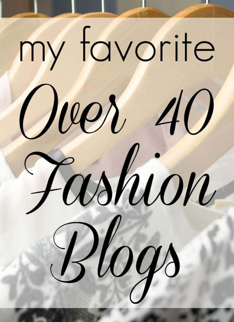 My Favorite Over 40 Fashion Blogs